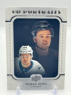 2019-20 Upper Deck UD Portraits Tomas Hertl #P-16 San Jose Sharks