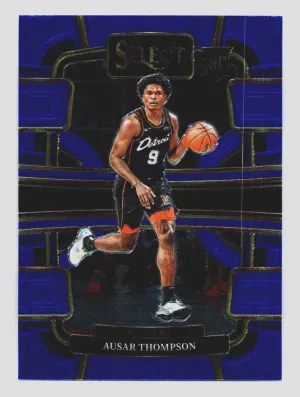 2023-24 Panini Select - Concourse Blue Prizm #95 Ausar Thompson (RC)
