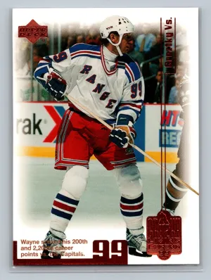 1999-00 Upper Deck Living Legend #57 Wayne Gretzky Vs Washington Capitals
