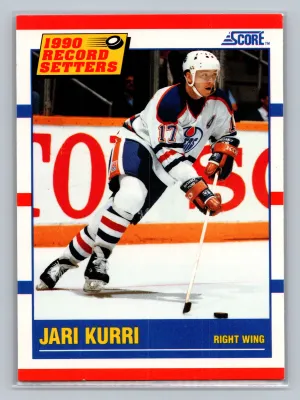 1990-91 Score American #348 Jari Kurri