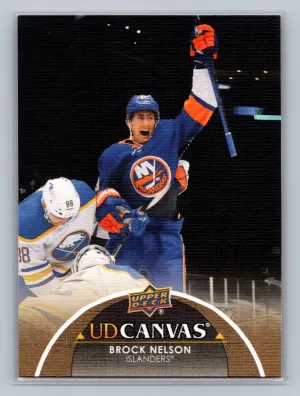 2022-23 UD SERIES 1 BROCK NELSON UD CANVAS C52 ISLANDERS