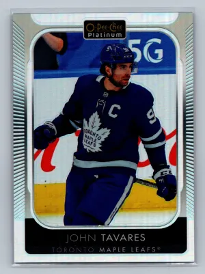 2021-22 O-Pee-Chee Platinum - John Tavares #190 Rainbow