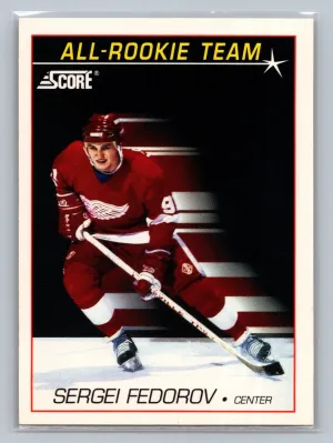 1991-92 Score American - Sergei Fedorov #352