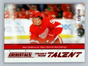 2024-25 Upper Deck Credentials Red ALEX DEBRINCAT #FRT-AD NM #/149