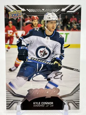 Kyle Connor 2022-23 Upper Deck MVP Hockey Silver Script Parallel #13