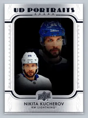 2019-20 Upper Deck UD Portraits Nikita Kucherov #P-17 Tampa Bay Lightning
