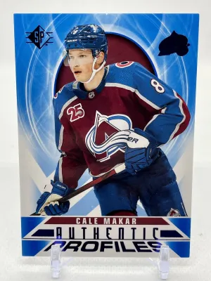 2020-21 SP Retail Authentic Profiles Blue Cale Makar #AP-8