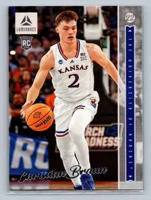 2022 Panini Chronicles Draft Picks #31 Christian Braun Luminance