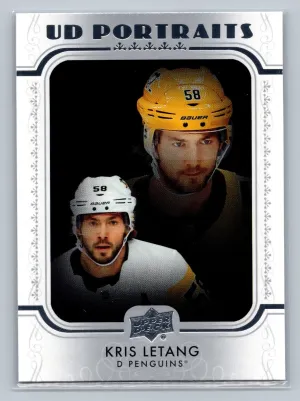 2019-20 Upper Deck UD Portraits #P-36 Kris Letang - Pittsburgh Penguins