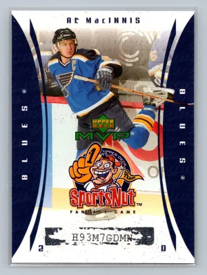 2003-04 Upper Deck MVP AL MACINNIS Sports Nut Fantasy Game #SN77 NM