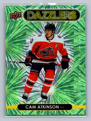 2021-22 Upper Deck Series 1 Green CAM ATKINSON #DZ-15 NM