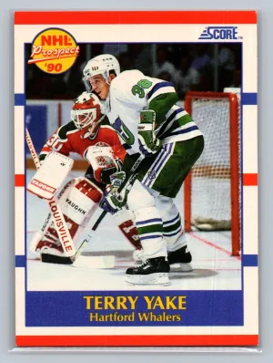1990-91 Score - Prospect Terry Yake #419 (RC)