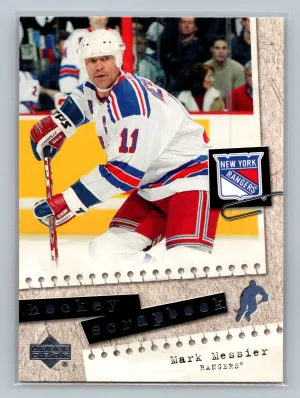 2005-06 Upper Deck Hockey Scrapbook MARK MESSIER #HS11 NM