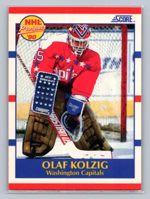 1990-91 Score - Prospect #392 Olaf Kolzig (RC)