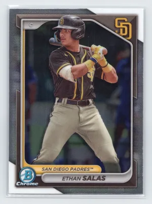 2024 Bowman Chrome Prospect Ethan Salas #BCP-102 - San Diego Padres
