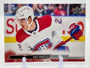 2022-23 Series 1 Cole Caufield - Montreal Canadiens #95 base