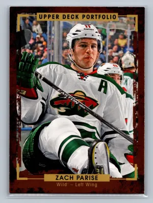 2015-16 Upper Deck Portfolio Wild Hockey Card #113 Zach Parise