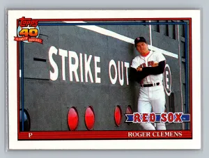 1991 Topps #530 Roger Clemens