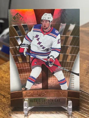 2021-22 Upper Deck SP Game Used - Purity Alexis Lafreniere #P-42 Gold /150