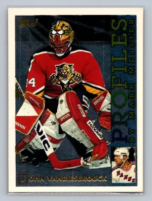 1995-96 Topps ProFiles by Mark Messier JOHN VANBIESBROUCK #PF-9 NM