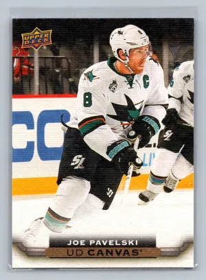 2015-16 UD Hockey Series 2 Insert UD Canvas #C190 Joe Pavelski
