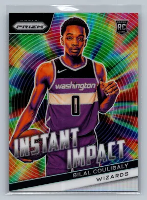 2023-24 Panini Prizm - Instant Impact #19 Bilal Coulibaly (RC)