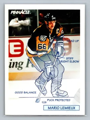 1991-92 Pinnacle MARIO LEMIEUX #380 NM