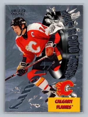 1996-97 Fleer Theoren Fleury #3 - Art Ross Trophy