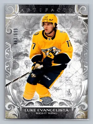 2024-25 Upper Deck Artifacts - Stars Luke Evangelista Silver #130 /699