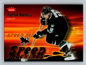 2006-07 Fleer #SM21 Patrick Marleau Speed Machines