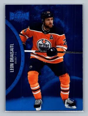 2021-22 SkyBox Metal Universe Blue Spectrum LEON DRAISAITL #20 EX