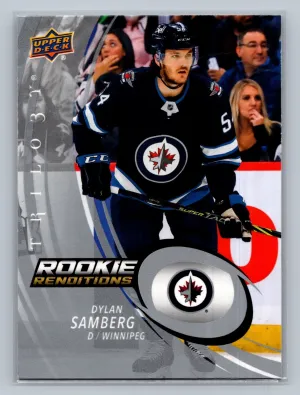 2022-23 Upper Deck Trilogy - Rookie Renditions Dylan Samberg #RR-25 (RC)