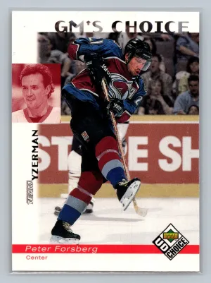 1998-99 Upper Deck UD Choice - GM's Choice Peter Forsberg #241