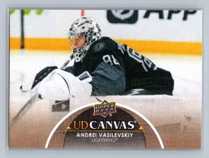 2021-22 Upper Deck Series 2 UD Canvas ANDREI VASILEVSKIY #C194 NM