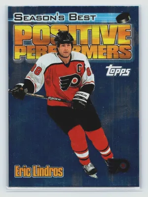 1999-00 Topps Season's Best Positive Performers Eric Lindros #PP3 HOF