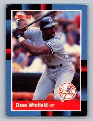 1988 Donruss #298a Dave Winfield