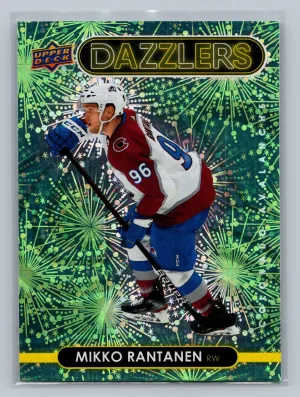 2021-22 Upper Deck Series 2 Green Dazzlers MIKKO RANTANEN #DZ-61 NM