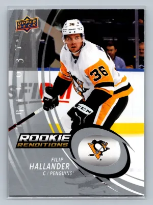 2022-23 Upper Deck Trilogy - Rookie Renditions Filip Hallander #RR-12 (RC)