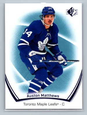 2021-22 SP #88 Auston Matthews Blue