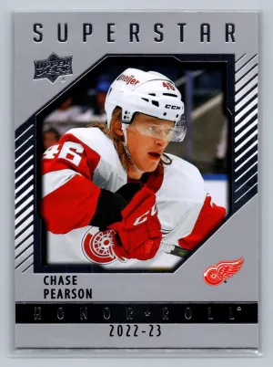 2022-23 UD Series 2 Honor Roll #HR92 Chase Pearson - Detroit Red Wings