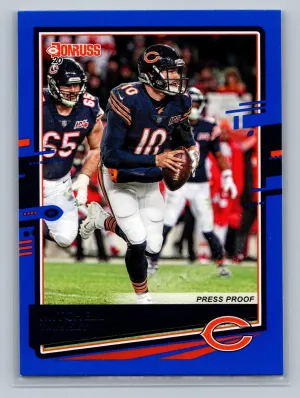 2020 Donruss Blue Press Proof Mitchell Trubisky Chicago Bears #56