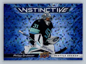2023-24 UD Series 2 Hockey PHILIPP GRUBAUER Instinctive Sparkle#IN-19 NM