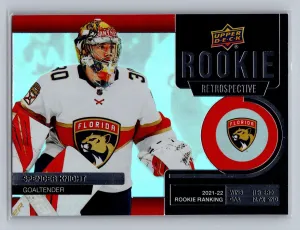 2022-23 Series 1 Rookie Retrospective #RR-6 Spencer Knight - Florida Panthers