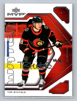 Tim Stutzle 2021-22 Upper Deck MVP Hockey MVP Watch #25