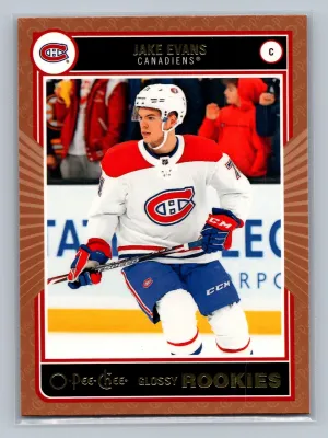 2020-21 Upper Deck Series 1 Hockey JAKE EVANS Glossy Rookies Bronze #R-9 NM
