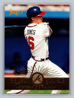 1995 Select CHIPPER JONES Select Rookie #173 NM