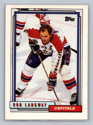 1991-92 Topps - Rod Langway #46