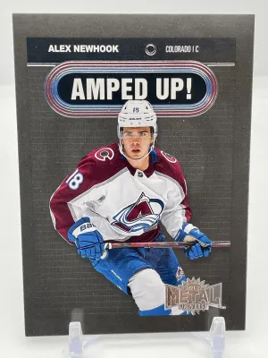 Alex Newhook 2021-22 Skybox Metal Universe Amped Up #AU-13 Colorado Avalanche