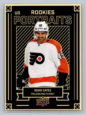 2022-23 Series 1 UD Portraits SP's #P-40 Noah Cates - Philadelphia Flyers!