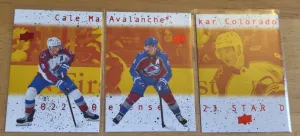 2022-23 Upper Deck Extended Series Cale Makar #CM-MA1 MA2 MA3 Trio Complete Set